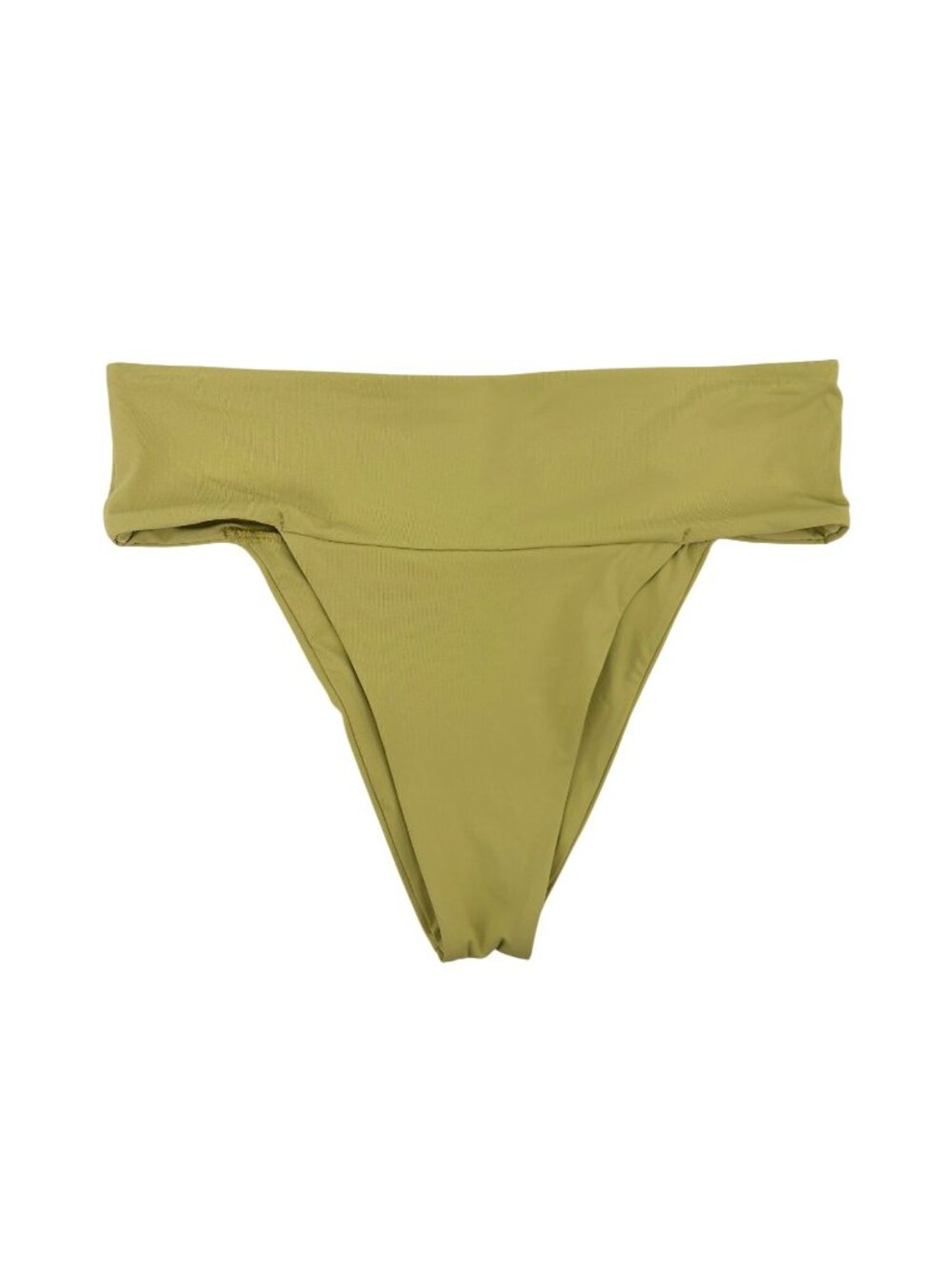 NWT Toast Swim x Free People Small Womens Swim Bottoms Leek Green Banded Waist